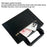 Tablet Case for iPad Air 11 (2026) / (2025) / (2024) / Pro 11 (2022) / Air (2022) / (2020) Auto Wake / Sleep Leather Cover with Handle / Zipper Pouch - Black - 5