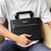 Tablet Case for iPad Air 11 (2026) / (2025) / (2024) / Pro 11 (2022) / Air (2022) / (2020) Auto Wake / Sleep Leather Cover with Handle / Zipper Pouch - Black - 7