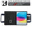 Tablet Case for iPad mini (2024) / (2021) Auto Wake / Sleep Leather Cover with Handle / Zipper Pouch - Sapphire - 2