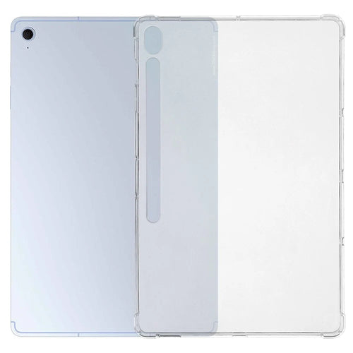For Samsung Galaxy Tab S10 FE+ Case Four Corner Shockproof Clear Tablet TPU Cover - 1