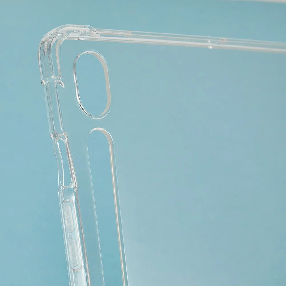 For Samsung Galaxy Tab S10 FE+ Case Four Corner Shockproof Clear Tablet TPU Cover - 5