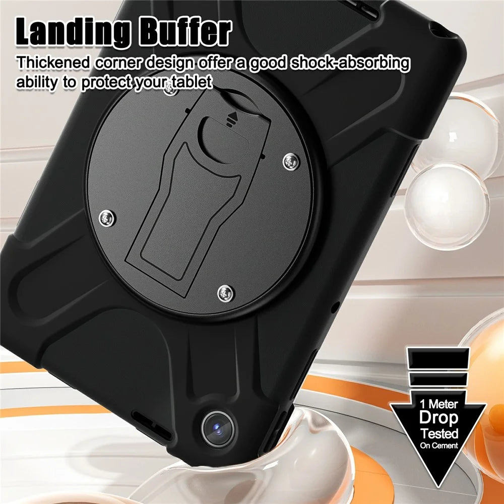 For Lenovo Tab 10.1 (2025) TB311XU / Zhaoyang K10C Case Kickstand PC + Silicone Tablet Cover - 5