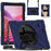 For Lenovo Tab 10.1 (2025) TB311XU / Zhaoyang K10C Kickstand Case TPU PC Silicone Tablet Cover with Shoulder Strap - Navy Blue - 1