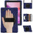 For Lenovo Tab 10.1 (2025) TB311XU / Zhaoyang K10C Kickstand Case TPU PC Silicone Tablet Cover with Shoulder Strap - Navy Blue - 3