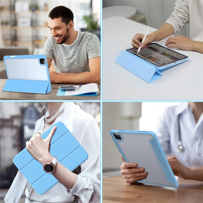 Tablet Case For iPad Air 11 (2026) / (2025) / (2024) / Air (2022) / (2020) / Pro 11 (2022) / (2021) / (2020) / (2018) , Magnetic Detachable Cover - Blue - 6