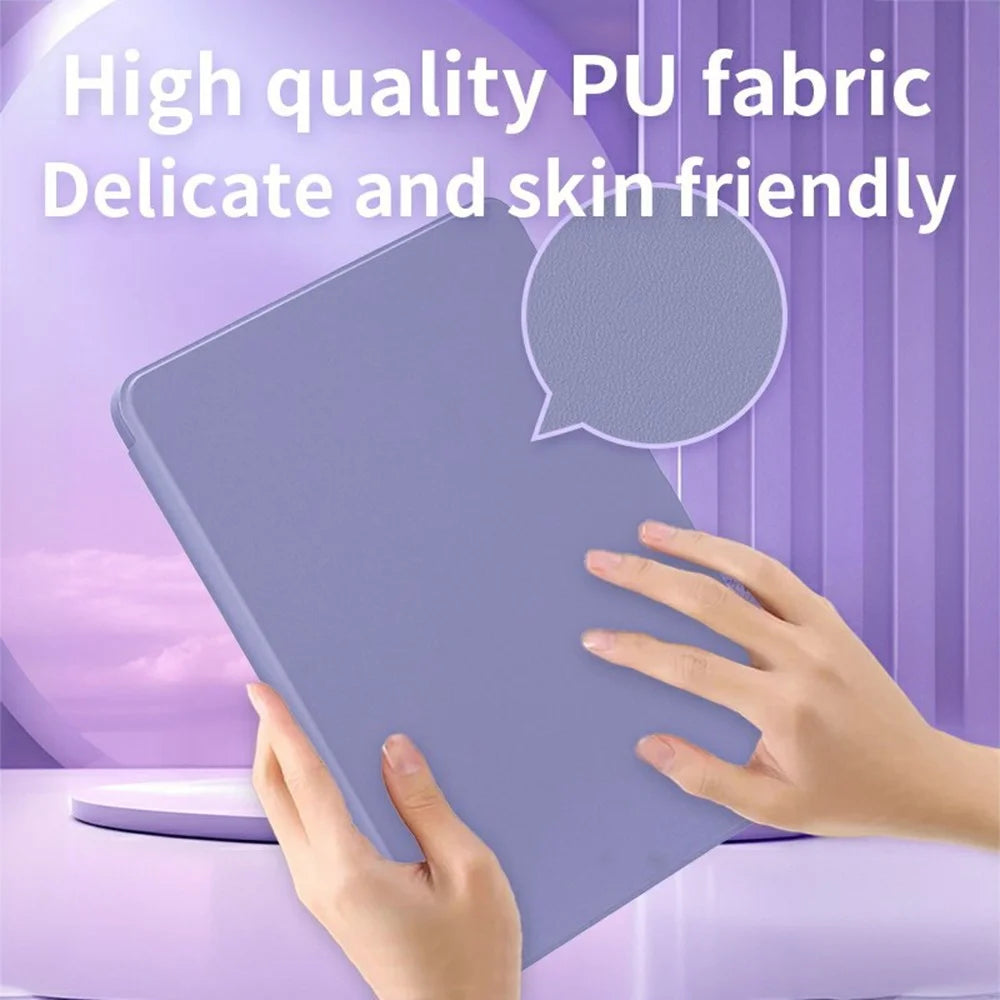 Tablet Case for iPad Air 11 (2026) / (2025) / (2024) / Air (2022) / (2020) / Pro 11 (2022) / (2021) / (2020) / (2018) Protective Cover with Stand - Purple - 4