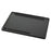 For Samsung Galaxy Tab S10 FE+ Case Skin-Touch Tri-Fold Stand PU Leather TPU Acrylic Clear Tablet Cover - Black - 5