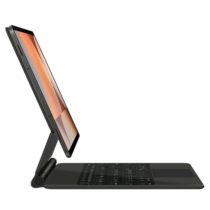 Tablet Case For Samsung Galaxy Tab S10+ / S9+ / S9 FE+ / S8+ / S7 FE Magnetic Floating Bluetooth-Compatible Keyboard + Leather Cover - Black - 3