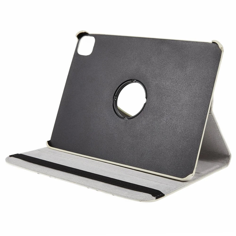Tablet Case For iPad Air 11 (2026) / (2025) / (2024) / Air (2022) / (2020) / Pro 11 (2022) / (2021) / (2020) / (2018) , Rotating Stand PU Leather + PC Pattern Printed Cover - 2