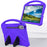 For Lenovo Idea Tab Pro (TB-373FU) Case EVA Tablet Cover with Handle Kickstand Children Friendly - Purple - 2