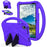 Tablet Case For Urao C107  /  Jeazans OC101  /  C107 EVA Cover with Handle Kickstand Children Friendly - Purple - 1