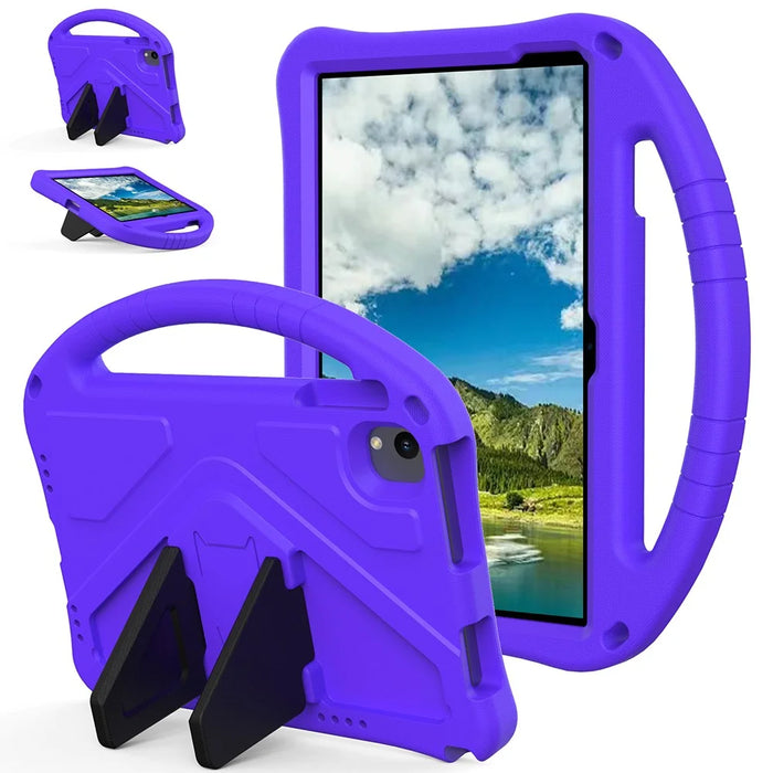 Tablet Case For Urao C107  /  Jeazans OC101  /  C107 EVA Cover with Handle Kickstand Children Friendly - Purple - 1