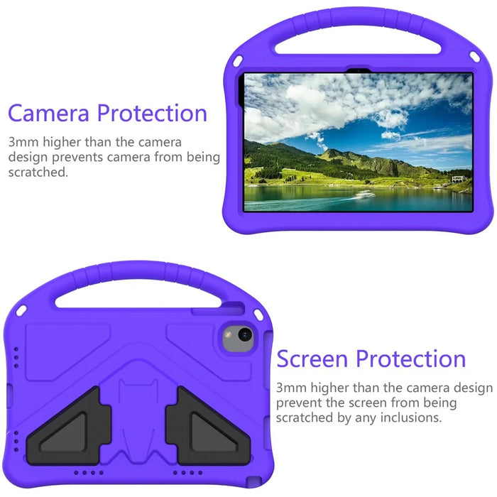 Tablet Case For Urao C107  /  Jeazans OC101  /  C107 EVA Cover with Handle Kickstand Children Friendly - Purple - 3