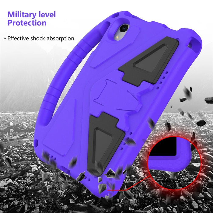 Tablet Case For Urao C107  /  Jeazans OC101  /  C107 EVA Cover with Handle Kickstand Children Friendly - Purple - 4