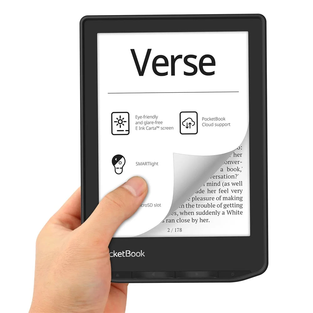 E-Reader Case For Pocketbook Verse Lite  /  Verse Pro PB634  /  Verse PB629 Pattern Print TPU + PU Cover - Don't Touch Me - 5