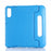 For Lenovo Tab TB311FU EVA Case Kids-Friendly Handle Tablet Cover with Kickstand - Blue - 1
