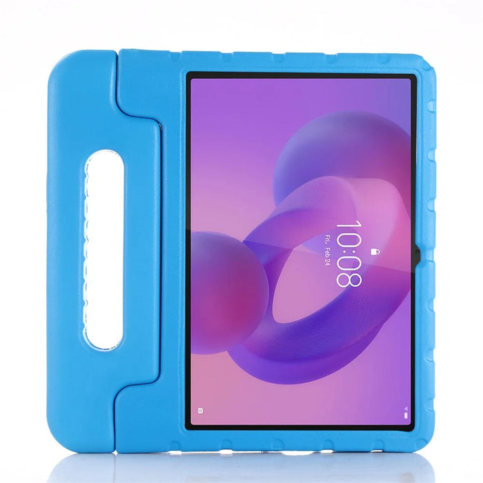 For Lenovo Tab TB311FU EVA Case Kids-Friendly Handle Tablet Cover with Kickstand - Blue - 2