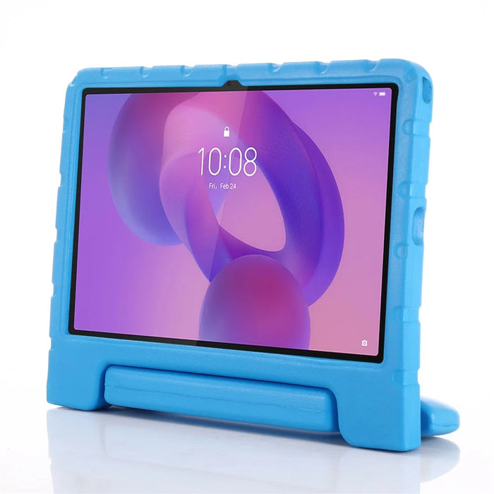 For Lenovo Tab TB311FU EVA Case Kids-Friendly Handle Tablet Cover with Kickstand - Blue - 3