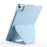 For iPad Air 13 (2026) / (2025) / (2024) Case TPU PU Leather Kickstand Tablet Cover with Lens Frames - Blue - 4