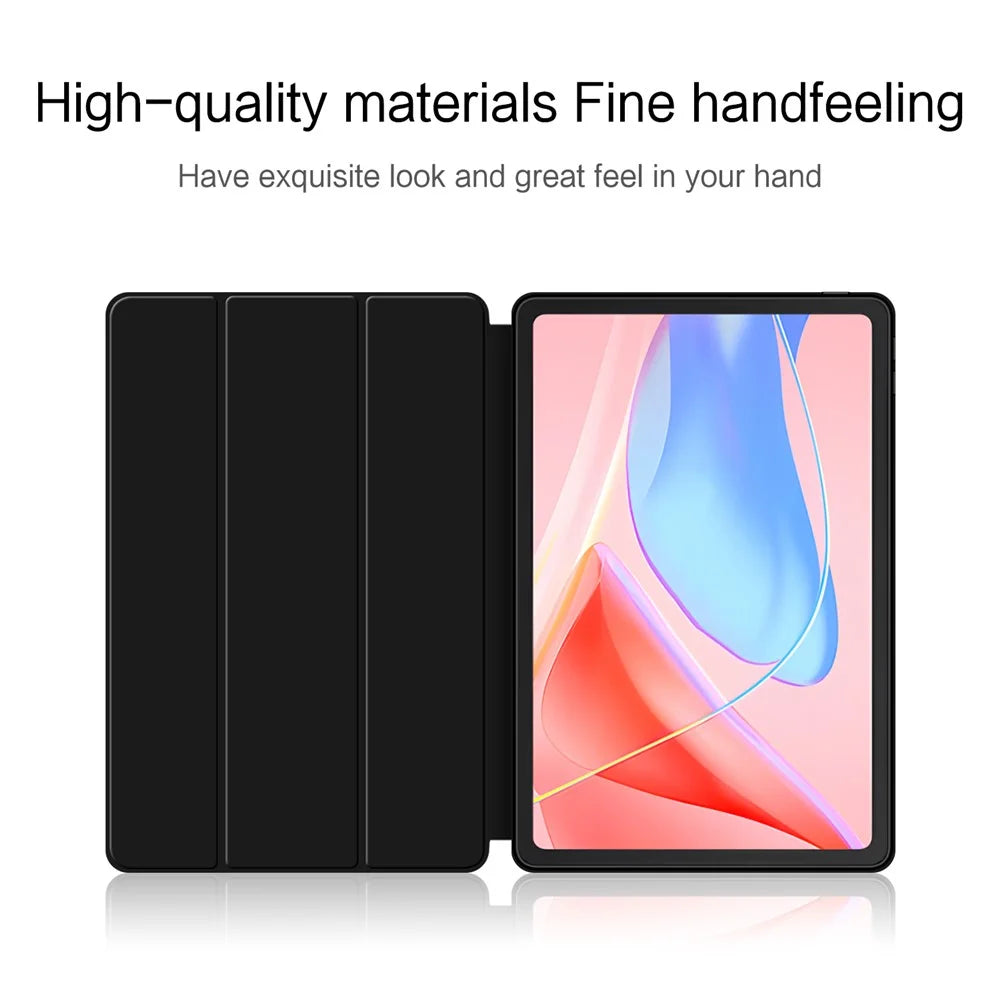 For Lenovo Tab 10.1 (2025) TB311XU2  /  Zhaoyang K10C Case PU Leather TPU Back Trifold Stand Tablet Cover - 2