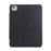For iPad (2025)  /  10.9 (2022) Case Magnetic Detachable Rotating Stand Acrylic + Leather Tablet Cover - Black - 2