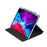 For iPad (2025)  /  10.9 (2022) Case Magnetic Detachable Rotating Stand Acrylic + Leather Tablet Cover - Black - 5