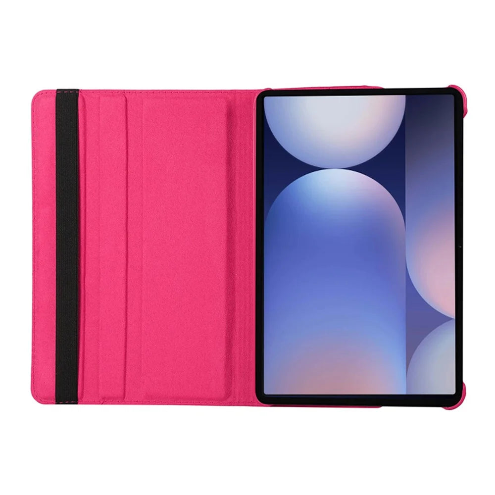 ENKAY HAT PRINCE For Samsung Galaxy Tab S9 Ultra / Galaxy Tab S8 Ultra / Galaxy Tab S10 Ultra Tablet Case   Litchi Texture PU Leather Cover Stand - Dark Purple - 5