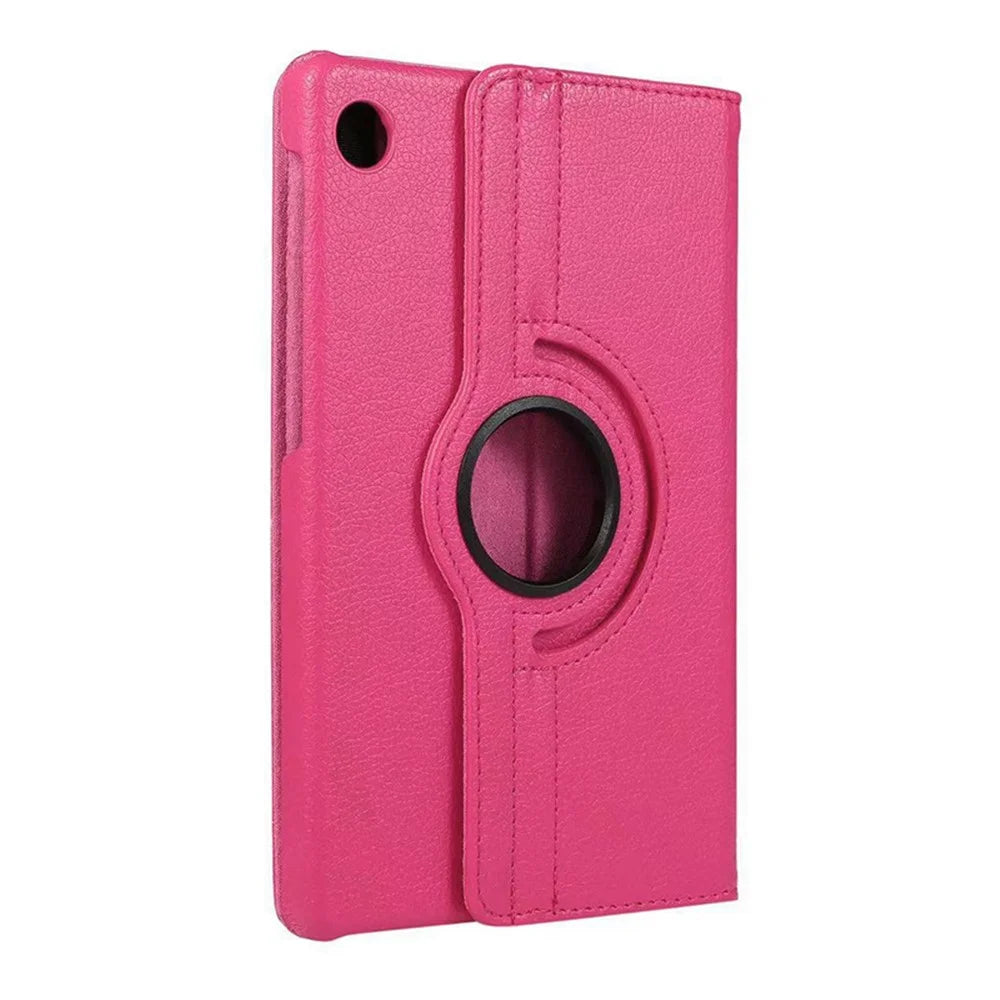 ENKAY HAT PRINCE For Samsung Galaxy Tab A9+ Tablet Case   Litchi Texture PU Leather Cover Stand - Dark Purple - 6