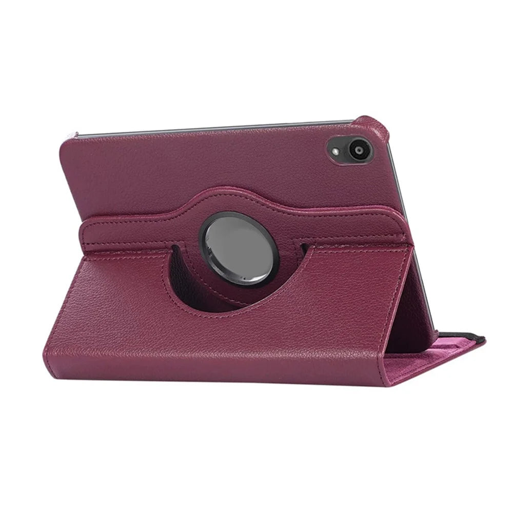 ENKAY HAT PRINCE For iPad 10.9 (2022) / iPad (2025) Tablet Case   Litchi Texture PU Leather Cover Stand - Dark Purple - 2