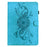 Leather Case For iPad mini (2019) 7.9 Inch / Mini 4 / mini 3 / mini 2 / Mini Mandala Imprinted Tablet Cover with Card Slots - Sky Blue - 6