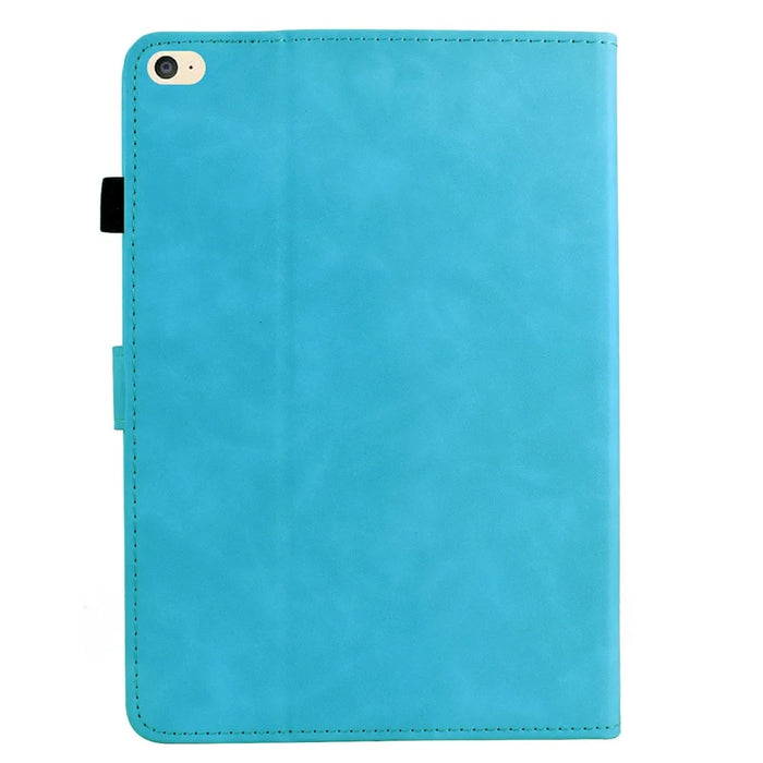 Leather Case For iPad mini (2019) 7.9 Inch / Mini 4 / mini 3 / mini 2 / Mini Mandala Imprinted Tablet Cover with Card Slots - Sky Blue - 7