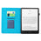 For Amazon Kindle Paperwhite 6 (2024) Case Mandala Imprinted Leather Tablet Cover with Card Slots - Sky Blue - 2
