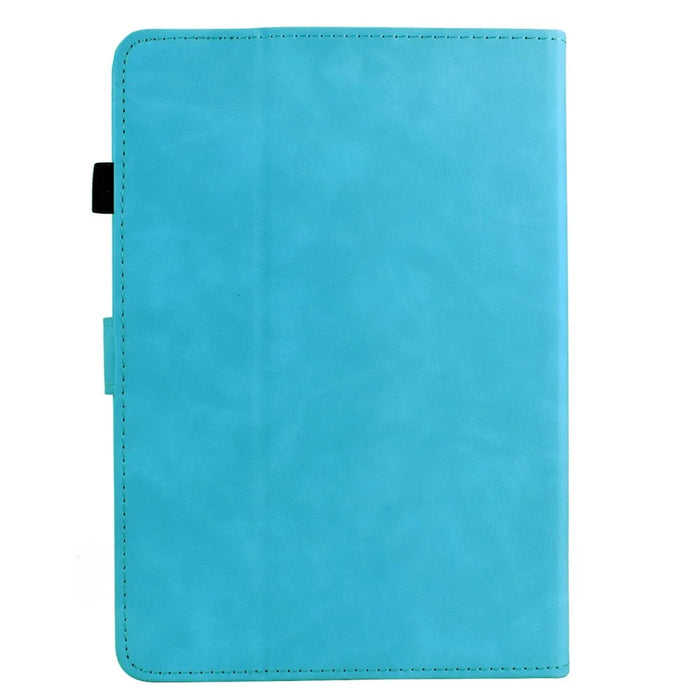 For Amazon Kindle Paperwhite 6 (2024) Case Mandala Imprinted Leather Tablet Cover with Card Slots - Sky Blue - 7