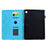 For Amazon Kindle Fire Max 11 2023 Case Mandala Imprinted Leather Tablet Cover with Card Slots - Sky Blue - 2