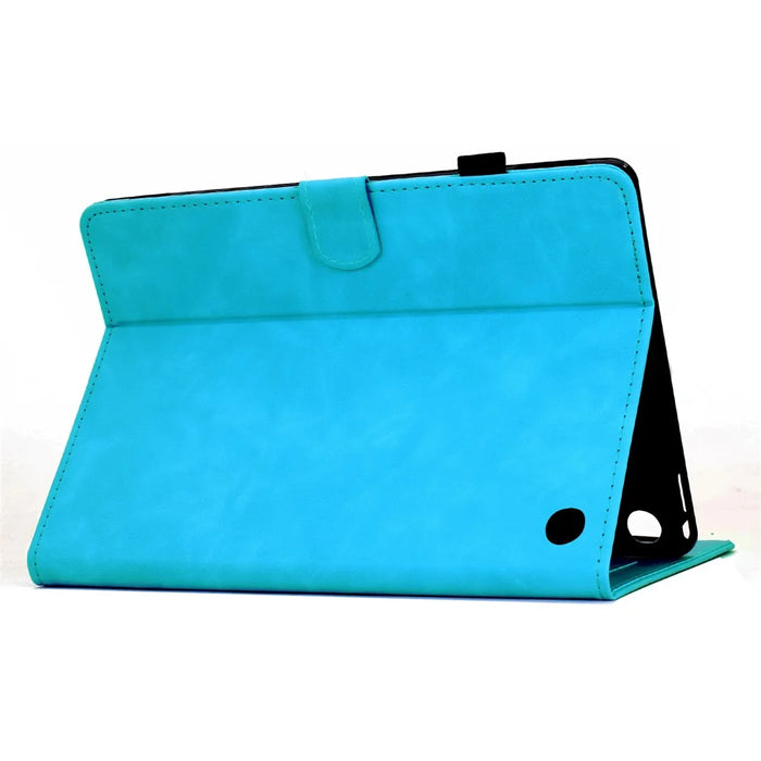For Amazon Kindle Fire Max 11 2023 Case Mandala Imprinted Leather Tablet Cover with Card Slots - Sky Blue - 3