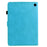 For Amazon Kindle Fire Max 11 2023 Case Mandala Imprinted Leather Tablet Cover with Card Slots - Sky Blue - 7