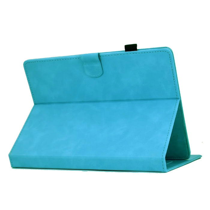 Universal 7 inch Tablet Case Mandala Imprinted Leather Tablet Cover with Card Slots - Sky Blue - 3