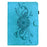 For Lenovo Tab M9 TB-310FU Case Mandala Imprinted Leather Tablet Cover with Card Slots - Sky Blue - 6