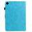 For Lenovo Tab M10 (Gen 3) Case Mandala Imprinted Leather Tablet Cover with Card Slots - Sky Blue - 7