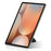 For Samsung Galaxy Tab S8+  /  S7+ Case Origami Stand PU Leather Magnetic Tablet Cover - Black - 4