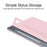 For Samsung Galaxy Tab S8 Ultra Case Origami Stand PU Leather Magnetic Tablet Cover - Pink - 7