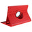 For Samsung Galaxy Tab S10 FE+ Case Rotating Stand PU Leather + PC Tablet Cover with Elastic Band - Red - 2