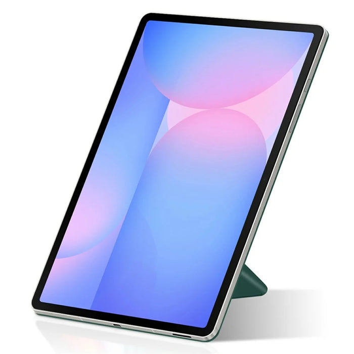 For Samsung Galaxy Tab S10 FE+ Case Origami Stand PU Leather Magnetic Tablet Cover - Green - 2