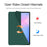 For Samsung Galaxy Tab S10 FE+ Case Origami Stand PU Leather Magnetic Tablet Cover - Green - 7