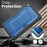 Tablet Case For iPad 10.2 (2021)  /  (2020)  /  (2019)  /  Air 10.5 inch (2019)  /  Pro 10.5-inch (2017) PC + TPE Cover with Zinc Alloy Kickstand - Navy Blue - 7