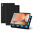 For Samsung Galaxy Tab S10+ Case Origami Stand PU Leather Magnetic Tablet Cover - Black - 1