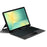 For Samsung Galaxy Tab S10 FE Leather Case + Bluetooth-Compatible Keyboard with Backlight Trackpad - 2
