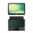 For Samsung Galaxy Tab S10 FE Leather Case + Bluetooth-Compatible Keyboard with Backlight Trackpad - 3