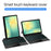 For Samsung Galaxy Tab S10 FE Leather Case + Bluetooth-Compatible Keyboard with Backlight Trackpad - 4