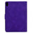For iPad mini (2024) / (2021) Case PU Leather Tablet Cover with Card Slots - Purple - 7